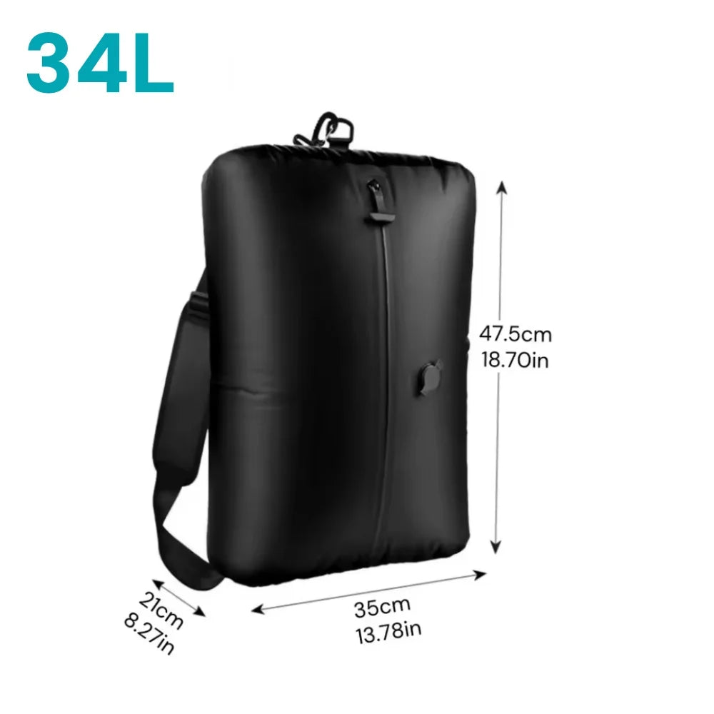 Bolsas de Vacío para Viaje – Ahorra Espacio en tu Maleta + Organizador de Ropa Impermeable y Hermético