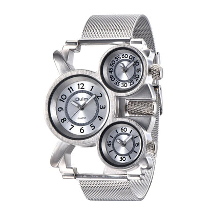 Reloj Deportivo Gorben – 3 Zonas Horarias, Cuarzo y Estilo Oversize