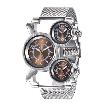 Reloj Deportivo Gorben – 3 Zonas Horarias, Cuarzo y Estilo Oversize