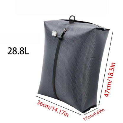 Bolsas de Vacío para Viaje – Ahorra Espacio en tu Maleta + Organizador de Ropa Impermeable y Hermético