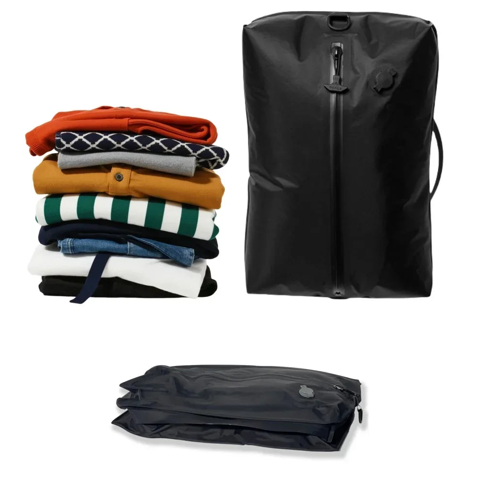 Bolsas de Vacío para Viaje – Ahorra Espacio en tu Maleta + Organizador de Ropa Impermeable y Hermético