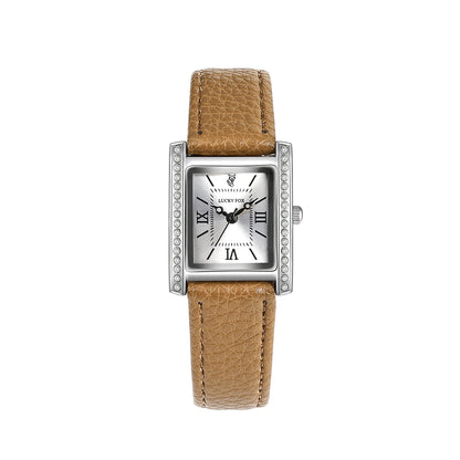 Reloj Mujer Cuero y Números Romanos – Elegancia que Habla por Ti